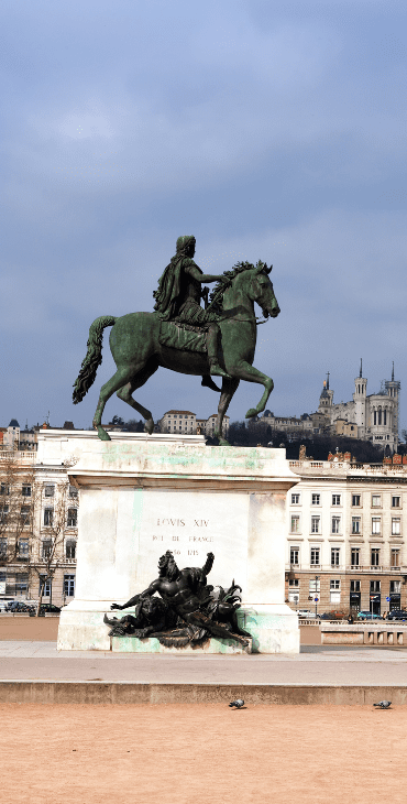 Statue de Louis XIV à Lyon