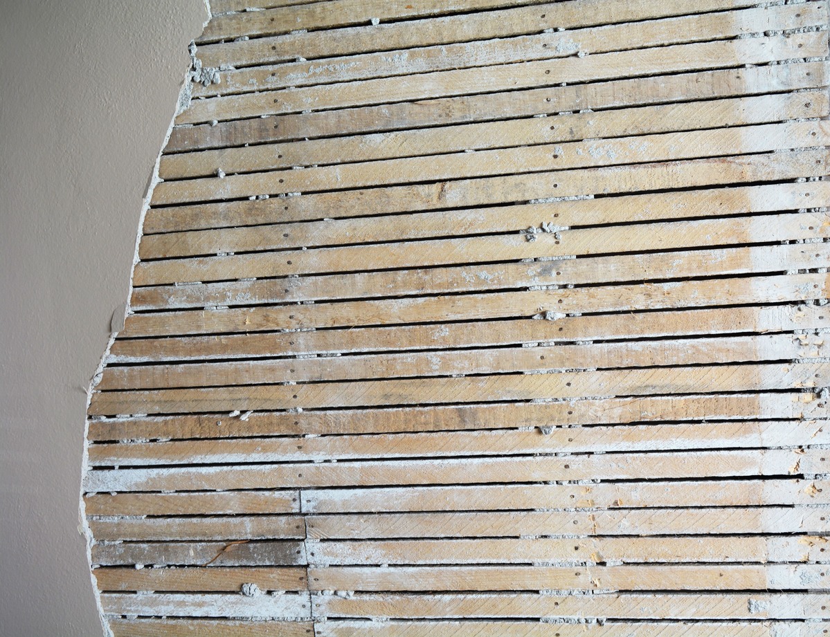 Mur en pan bois immeuble
