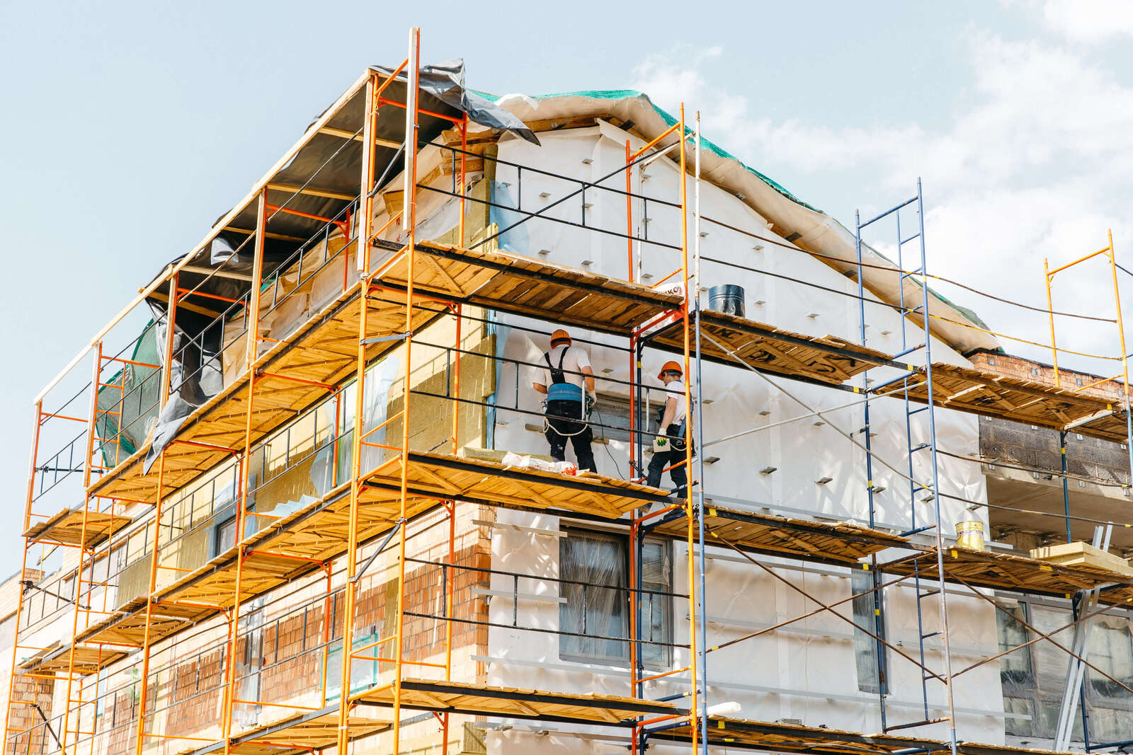 Isolation d'une maison neuve par l'extérieur